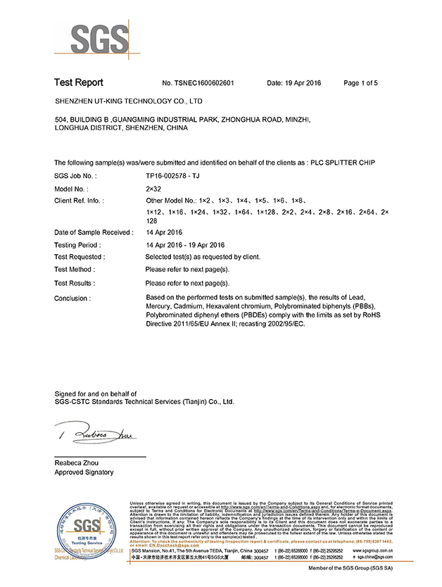 SGS Test Report